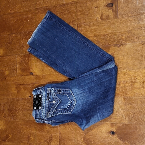 Miss Me Denim - Women's Miss Me, Embellished Jeans, Size 28, In-seam 32 Distressed